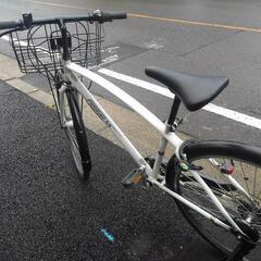 中古自転車３７０５　前後タイヤ新品！　２７インチ　６ギヤ　LEDオートライトの画像