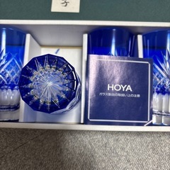 HOYA    切子グラス　　　コップ　　食器　の画像