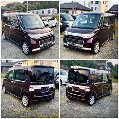 ダイハツタントカスタムRS(ターボ) 車検長い、ナビ、テレビ、純正アルミホイール、左側パワースライドドア、タイミングチェーン車、走行距離 9万6千kmの画像