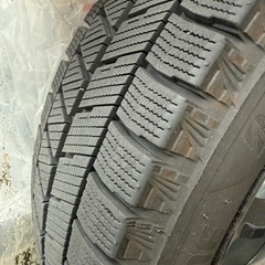 スタッドレスタイヤホイールセット 2024年製 155/65R14 75Q ブリヂストン ブリザック VRX3の画像