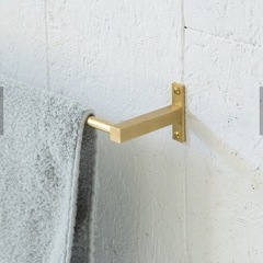 タオルレール　真鍮　ブラス　収納　玄関収納　新品未開封　上手工作所の画像