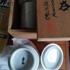 組湯呑深川製木箱入出石焼丸越の画像