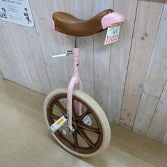 一輪車 18インチ FUTURE 可愛いピンク＆ブラウン キズあり 【こちらは店舗です。浜村鹿野温泉ICから3分 買取本舗 宮本リサイクル 営業時間9～19時 定休日水曜のみ←連絡できませんm(_ _)m】の画像