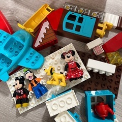 レゴ赤いバケツ　ミッキーの画像