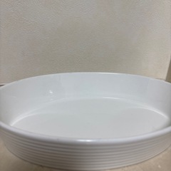 ニトリ　皿　グラタン皿の画像