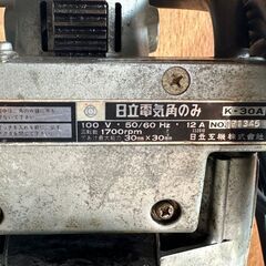 ◆日立電気角のみ K-30A 最大能力30mm×30mm 動作確認 訳有ジャンク品の画像