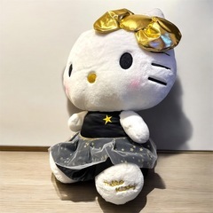 超ビックサイズキティちゃんぬいぐるみの画像