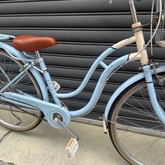 26インチ　オートライト自転車の画像