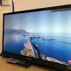 ２０１３年製　シャープ SHARP 32V型 地上・BS・CSデジタルハイビジョン液晶テレビ LED AQUOS LC-32J9の画像