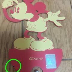 ミッキーマウスの金属フック2個セットの画像