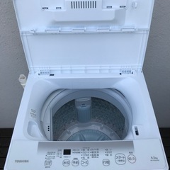 使用期間1年未満　東芝洗濯機の画像