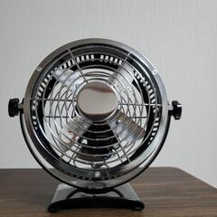 🌼卓上メタルBOX扇風機の画像