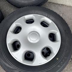 🟣軽自動車のツライチ用にも！トヨタBb純正 鉄チン 6J＋39 4H 100 の画像