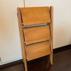 【光製作所】踏み台　木製脚立の画像