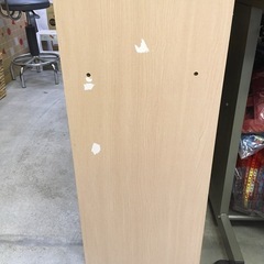 中古　家具　キャビネット　相調　棚　ベージュの画像