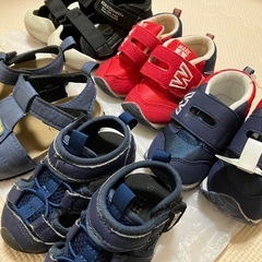 男の子スニーカー＆サンダル　13.14×2、15×2の画像