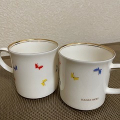 HANAE MORI ペアカップ＆ソーサーの画像