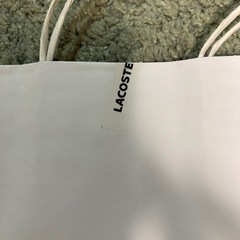 美品　LACOSTE ラコステ　紙袋　白の画像