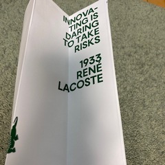 美品　LACOSTE ラコステ　紙袋　白の画像