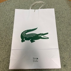 美品　LACOSTE ラコステ　紙袋　白の画像