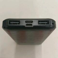0810-141 モバイルバッテリー 10000mAh 5v2.4Aの画像