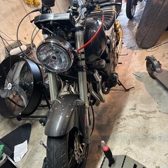 xjr400 4HM 極太倒立フォークフルカスタム！　デジタルメーター　後日ちゃんと写真撮ります🙇‍♂️の画像