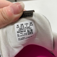 A2508-298 PUMA レディース トレーニングシューズ サイズ23.5cm 汚れありの画像