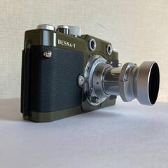 【期間限定 送料無料】【希少限定品】美品 101周年記念モデル Voigtlander BESSA-T フォクトレンダー ベッサT オリーブ Helier 50mm F3.5 ヘリアー コシナ 動作OKの画像