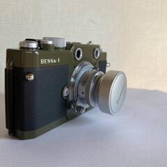 【期間限定 送料無料】【希少限定品】美品 101周年記念モデル Voigtlander BESSA-T フォクトレンダー ベッサT オリーブ Helier 50mm F3.5 ヘリアー コシナ 動作OKの画像