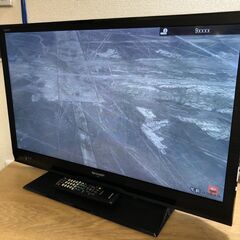 ２０１３年製　シャープ SHARP 32V型 地上・BS・CSデジタルハイビジョン液晶テレビ LED AQUOS アクオス LC-32H10の画像