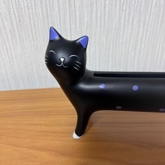未使用品　黒ネコ、トラネコ　写真立ての画像