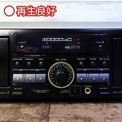 【動作良好】TEAC ダブルカセットデッキ W-790Rの画像