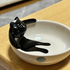 ネコちゃん  入浴中  小物入れの画像