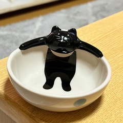 ネコちゃん  入浴中  小物入れの画像