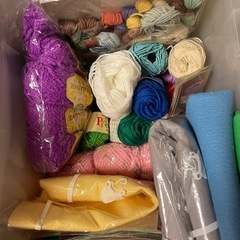 手芸用品　毛糸　フェルト　リボン系　の画像