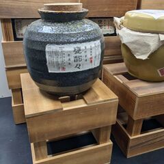 陶器の壺　箱付きの画像