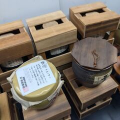 陶器の壺　箱付きの画像