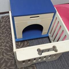 小型犬用　犬小屋　ペットハウス　ケージ　トイレ　ドッグトレイ　沐浴　犬用品セットの画像