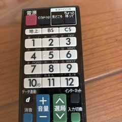 SHARP テレビリモコンの画像