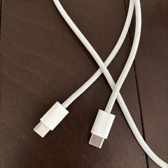 iPhoneの充電ケーブル　2本の画像