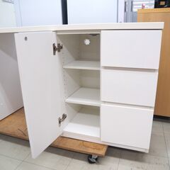 カウンターボード　ホワイト　リユース品　価格　19,250円の画像
