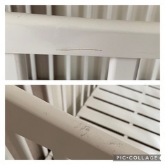 コンビミニ 折りたたみ ベビーベッド ホワイトの画像