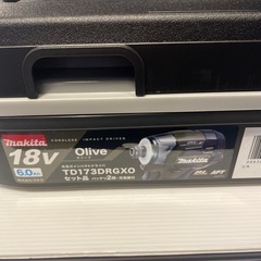 未使用品！ makita 18V 6.0Ah インパクトドライバー フルセット TD173DRGXO オリーブ Olive  【バッテリー2個 充電器 ケース 取説】の画像