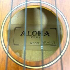 【買取宝船 枝吉店】ALOHA アロハ ウクレレ AK-601 ≪現状販売≫の画像