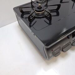 動作品 リンナイ RTE597BKL 都市ガス ガステーブル 片面焼き水なしグリル[2口 /左強火]25年製　No.3534の画像