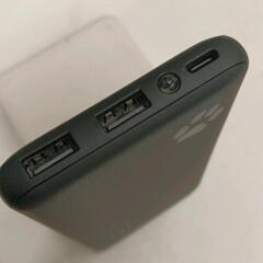 0810-164 モバイルバッテリー 10000mAh 5v3Aﾗｲﾄ付の画像