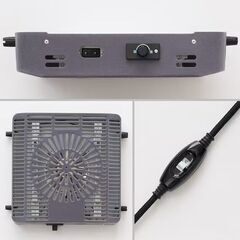 ニトリ　円形リビングこたつ(GC03R 70 NA) とこたつ布団のセットの画像