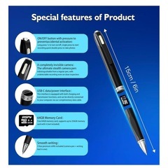 64GB超小型ペン型カメラの画像