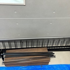 【ニトリ Nポルダ】突っ張り棚セット（幅80×奥行30cm）の画像