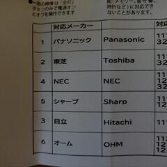 LEDシーリングライトのリモコンの画像